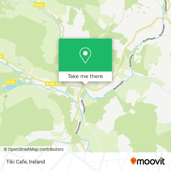 Tiki Cafe map