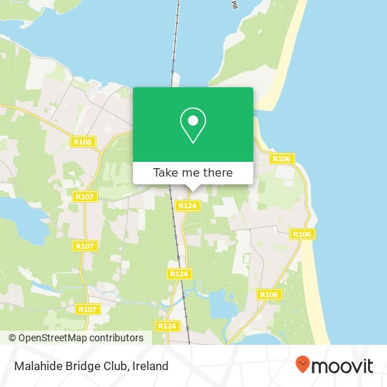 Malahide Bridge Club map