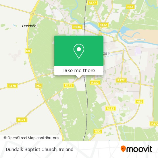 Dundalk Baptist Church map