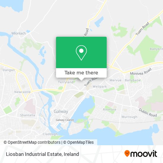 Liosban Industrial Estate map