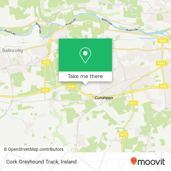 Cork Greyhound Track map