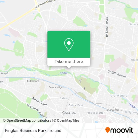 Finglas Business Park map