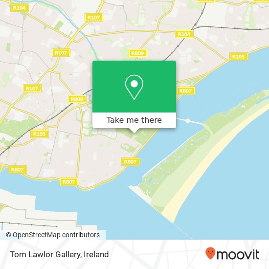 Tom Lawlor Gallery map