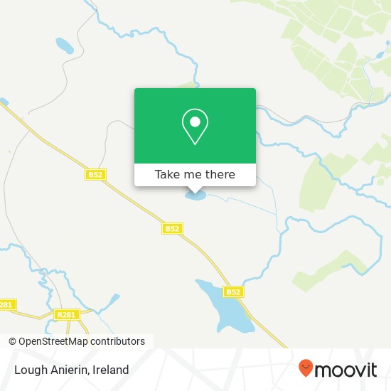 Lough Anierin map
