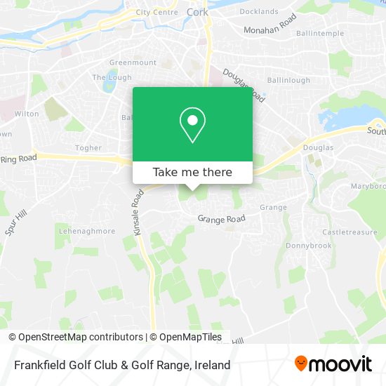 Frankfield Golf Club & Golf Range map
