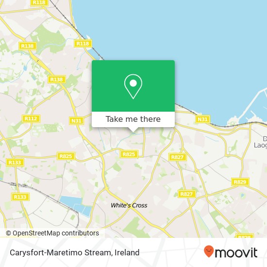 Carysfort-Maretimo Stream map