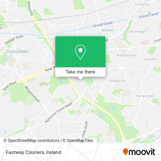 Fastway Couriers map