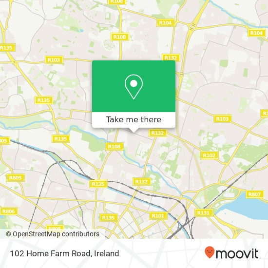 102 Home Farm Road map