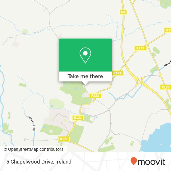 5 Chapelwood Drive map