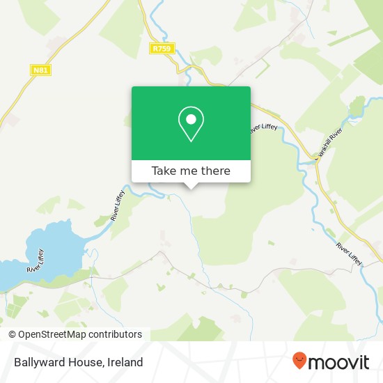 Ballyward House map