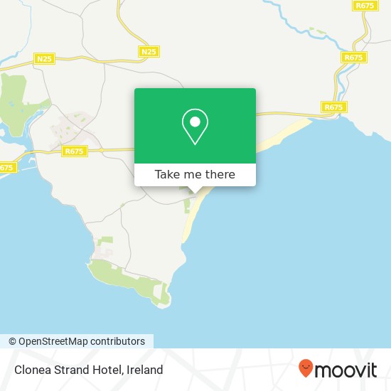 Clonea Strand Hotel map