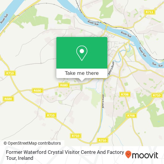 Former Waterford Crystal Visitor Centre And Factory Tour map