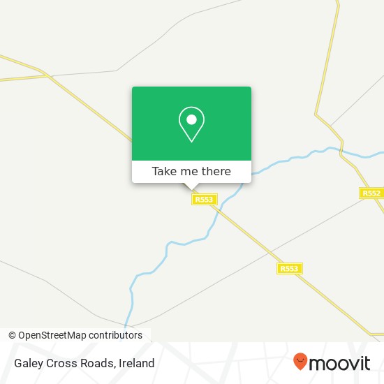 Galey Cross Roads map