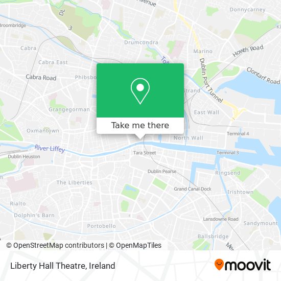 Liberty Hall Theatre map