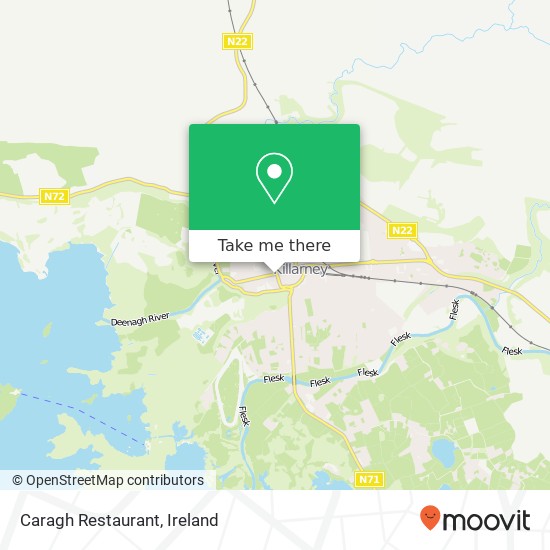 Caragh Restaurant map