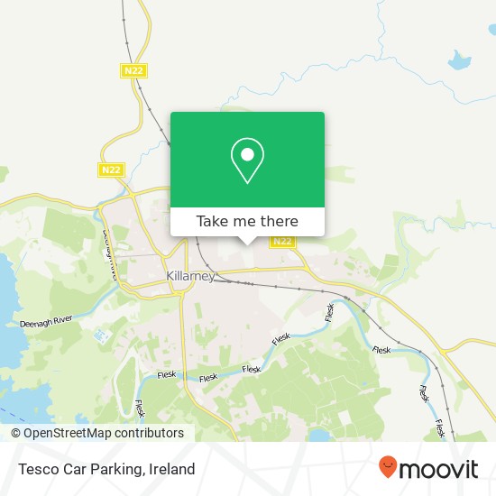 Tesco Car Parking map