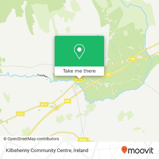 Kilbehenny Community Centre map