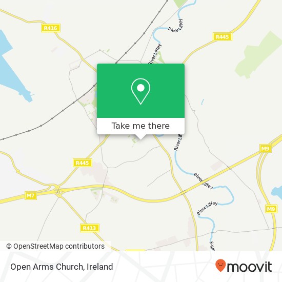Open Arms Church map