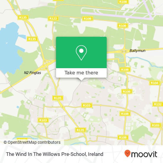 The Wind In The Willows Pre-School map