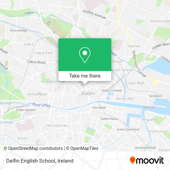 Delfin English School map