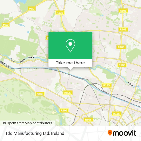 Tdq Manufacturing Ltd map