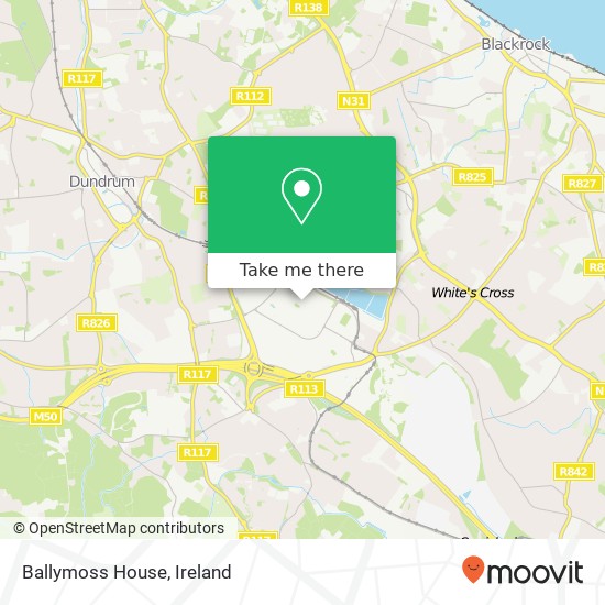 Ballymoss House map