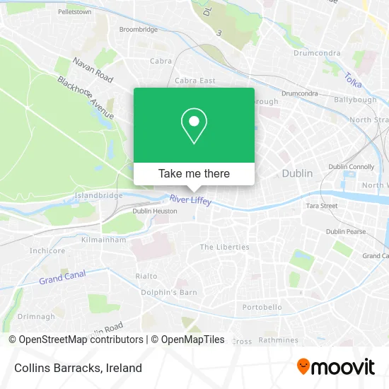 Collins Barracks map