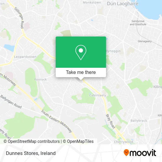 Dunnes Stores map