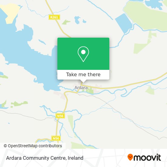 Ardara Community Centre map