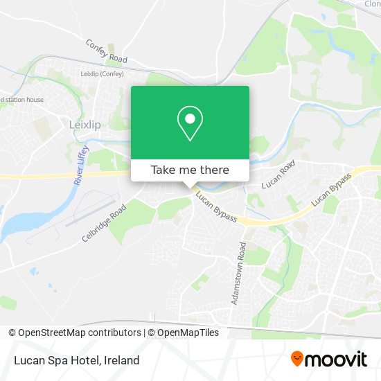 Lucan Spa Hotel map