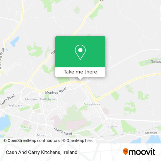 Cash And Carry Kitchens map
