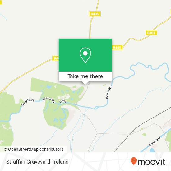 Straffan Graveyard map