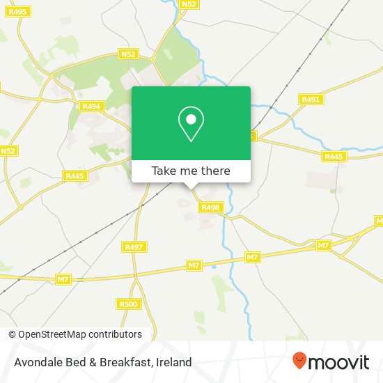Avondale Bed & Breakfast map