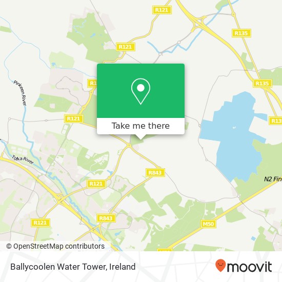 Ballycoolen Water Tower map