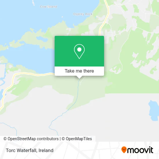 Torc Waterfall map