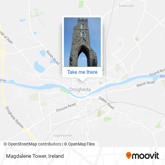 Magdalene Tower map