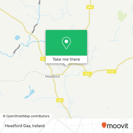 Headford Gaa map