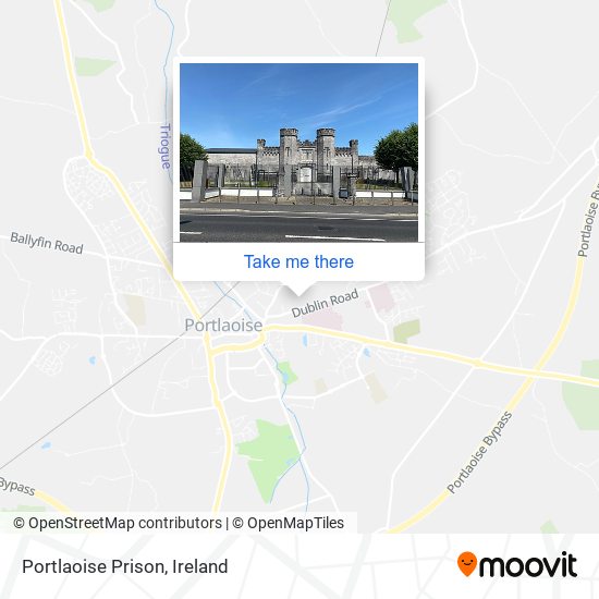 Portlaoise Prison map