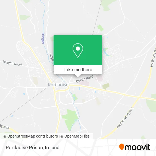 Portlaoise Prison map