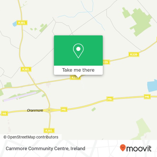 Carnmore Community Centre map