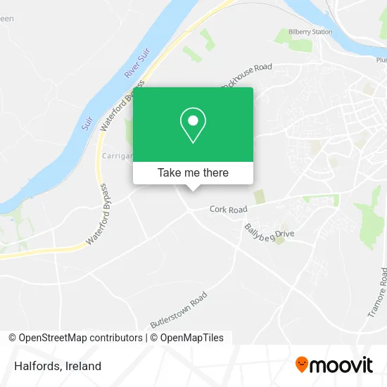 Halfords map