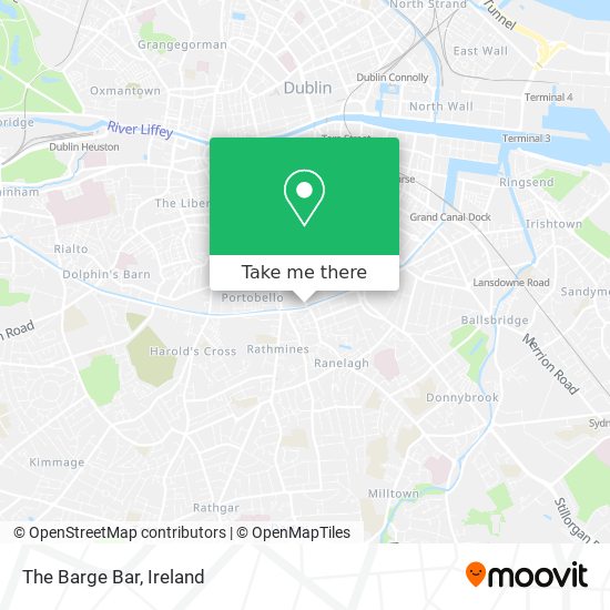 The Barge Bar map