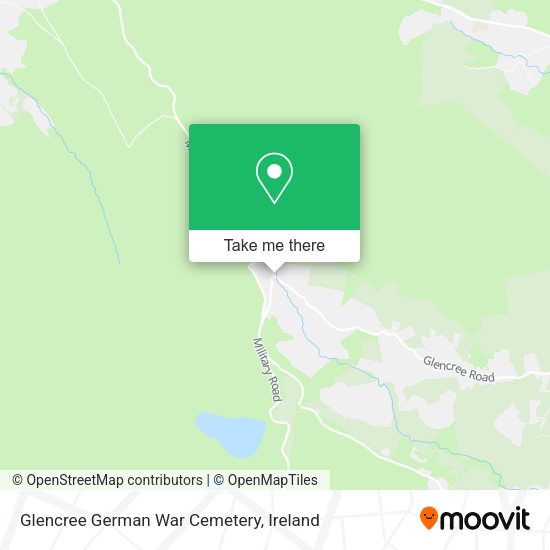 Glencree German War Cemetery map