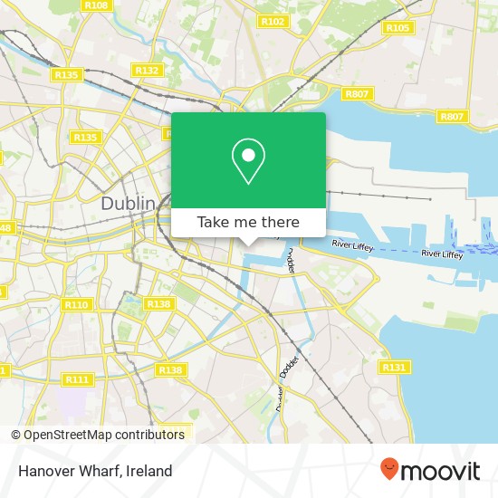 Hanover Wharf map