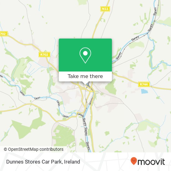 Dunnes Stores Car Park map