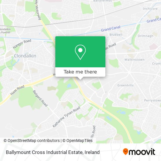 Ballymount Cross Industrial Estate map