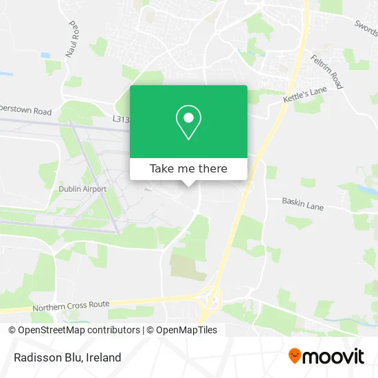 Radisson Blu map