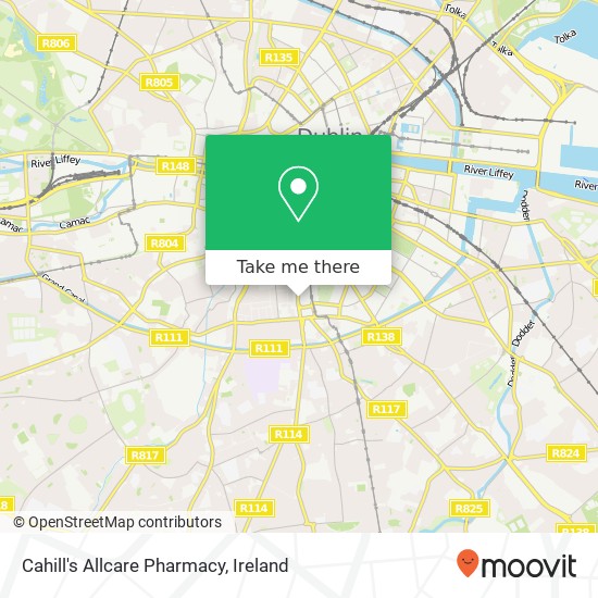 Cahill's Allcare Pharmacy map