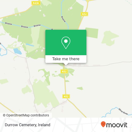 Durrow Cemetery map