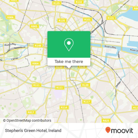 Stephen's Green Hotel map